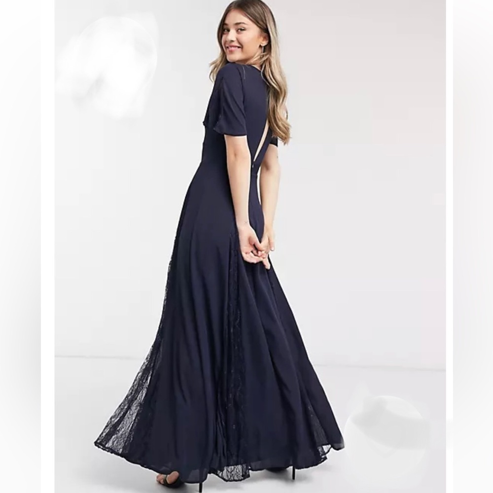 ASOS Brand Navy Maxi Dress NWT